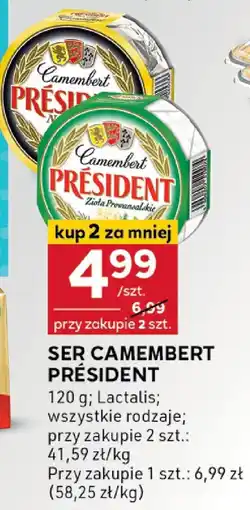 Stokrotka Ser camembert President oferta