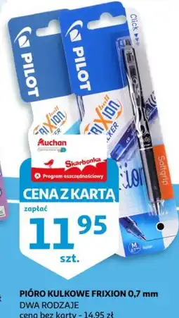 Auchan Pióro kulkowe Frixion 0,7 mm oferta
