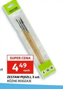 Auchan Zestaw pędzli oferta