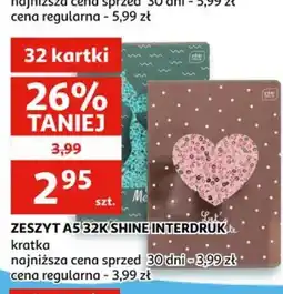 Auchan Zeszyt A5 32K Shine Interdruk oferta