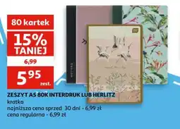 Auchan Zeszyt A5 80K Interdruk lub Herlitz oferta