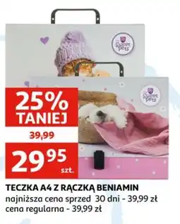 Auchan Teczka A4 z rączką Beniamin oferta