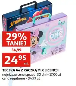 Auchan Teczka A4 z rączką Mix Licencji oferta