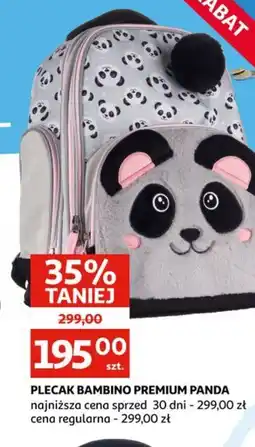 Auchan Plecak Bambino Premium Panda oferta