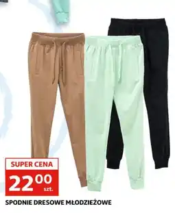Auchan Spodnie dresowe młodzieżowe oferta