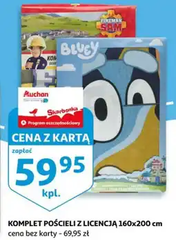 Auchan Komplet pościeli z licencją oferta