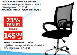 Auchan Krzesło biurowe czarne oferta