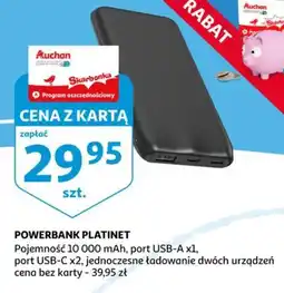 Auchan Powerbank Platinet oferta