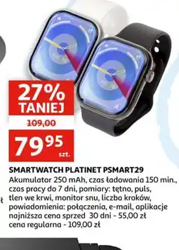 Auchan Smartwatch Platinet Psmart29 oferta