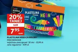 Auchan Plastelina Kidea 24 kolory oferta