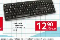 Selgros Klawiatura Esperanza K134 Amarillo oferta