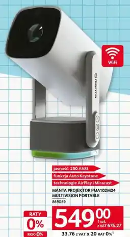 Selgros Manta Projektor PMA102M24 Multivision Portable oferta