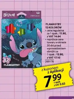 Selgros Flamastry 12 kolorów oferta