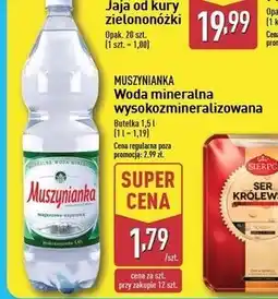 ALDI Woda niskonasycona Muszynianka oferta