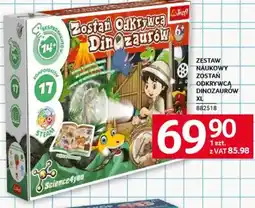 Selgros Zestaw naukowy Zostań Odkrywcą Dinozaurów XL oferta