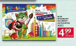 Selgros Blok rysunkowy kolorowy A4 oferta