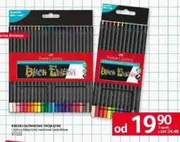 Selgros Kredki ołówkowe trójkątne Faber-Castell Black Edition oferta