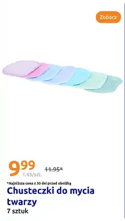 Action Chusteczki do mycia twarzy oferta