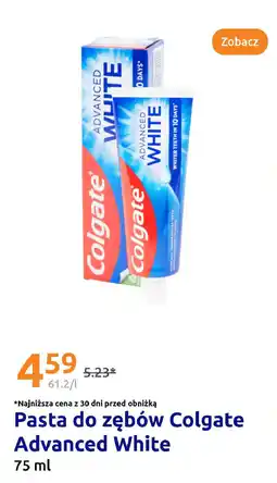 Action Pasta do zębów Colgate Advanced White oferta