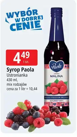 E.Leclerc Syrop malinowy Paola oferta