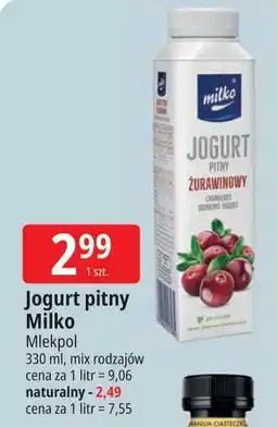 E.Leclerc Jogurt żurawinowy Milko oferta