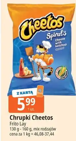 E.Leclerc Chrupki spirals ser z ketchupem Cheetos oferta
