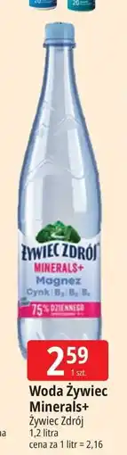 E.Leclerc Woda lekko gazowana Żywiec Zdrój Minerals+ oferta