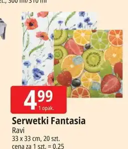 E.Leclerc Serwetki fantasia 33 x cm Ravi oferta
