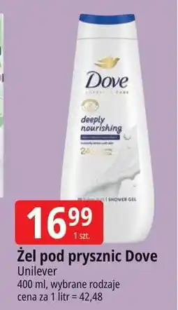 E.Leclerc Żel pod prysznic Dove Deeply Nourishing oferta