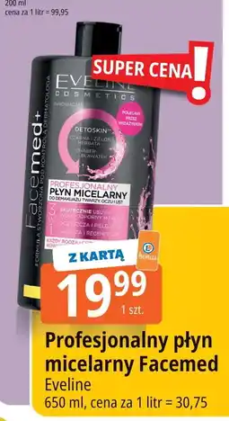 E.Leclerc Płyn micelarny profesjonalny 3w1 Eveline Facemed+ oferta