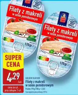 ALDI Konserwa Filety z makreli w sosie pomidorowym Golden Seafood oferta