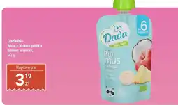 Biedronka Mus Dada Bio + kokos jabłko banan ananas oferta