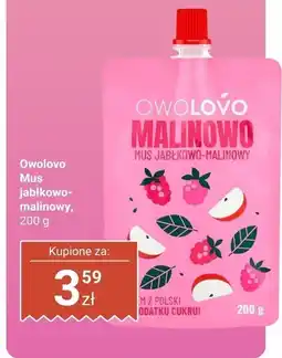 Biedronka Mus Owolovo jabłkowo-malinowy oferta