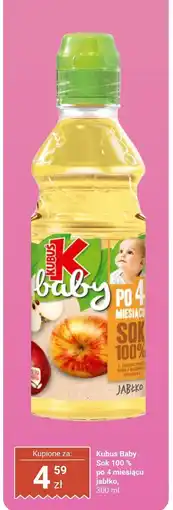 Biedronka Sok Kubuś Baby jabłko-gruszka po 4. miesiącu oferta