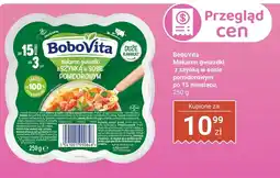 Biedronka Makaron gwiazdki z szynką w sosie pomidorowym po 15. miesiącu BoboVita oferta