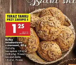 Biedronka Bułka śniadaniowa z ziarnami Biedronka oferta