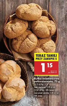 Biedronka Bułka śniadaniowa pełnoziarnista Biedronka oferta