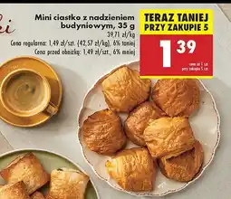 Biedronka Mini ciastka z nadzieniem budyniowym Biedronka oferta