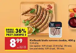 Biedronka Kiełbaski białe surowe cienkie Biedronka oferta