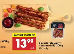Biedronka Boczek rolowany Czas na Grill oferta
