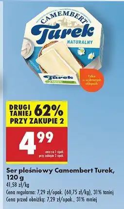 Biedronka Ser pleśniowy Camembert Turek oferta