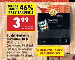 Biedronka Sushi nori Asia Flavours oferta