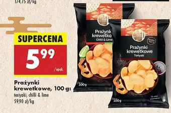 Biedronka Prażynki krewetkowe chilli & lime Asia Flavours oferta