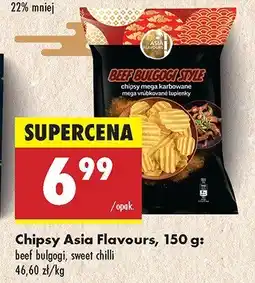 Biedronka Chipsy Asia Flavours beef bulgogi oferta