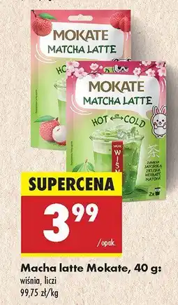 Biedronka Matcha latte liczi Mokate oferta