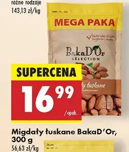 Biedronka Migdały łuskane BakaD'Or oferta