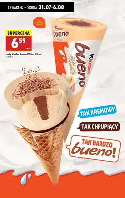 Biedronka Lody Kinder Bueno White oferta