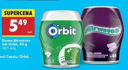 Biedronka Guma do żucia Air Cool Cassis/Orbit Airwaves/Orbit oferta