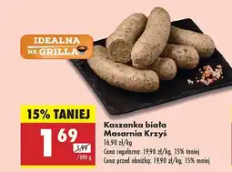 Biedronka Kaszanka biała Masarnia Krzyś oferta
