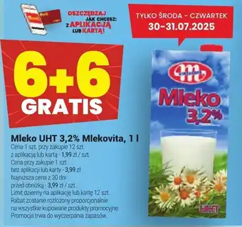 Twój Market Mleko UHT 3,2% Mlekovita oferta